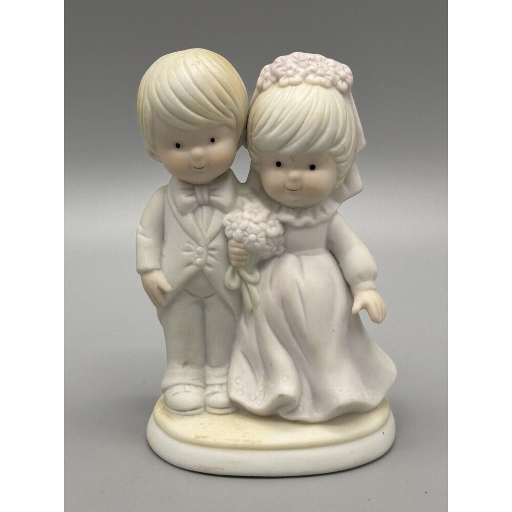 1985 Just Married Moments To Remember Treasure Masters 4.5” Figurine Bride Groom